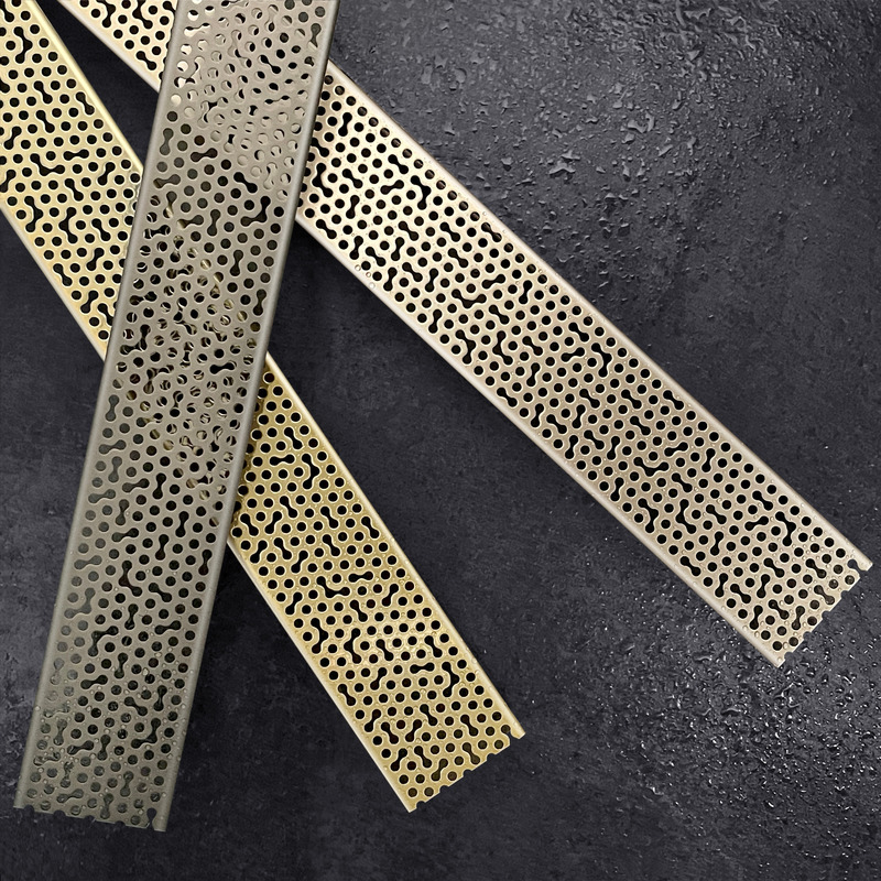 Dossier de presse | 7637-01 - Communiqué de presse | Infinity Drain® and Gensler Unveil Visually Stunning Linear Drain Design Inspired by the Science of Adhesion - Infinity Drain - Produit - Crédit photo : Infinity Drain