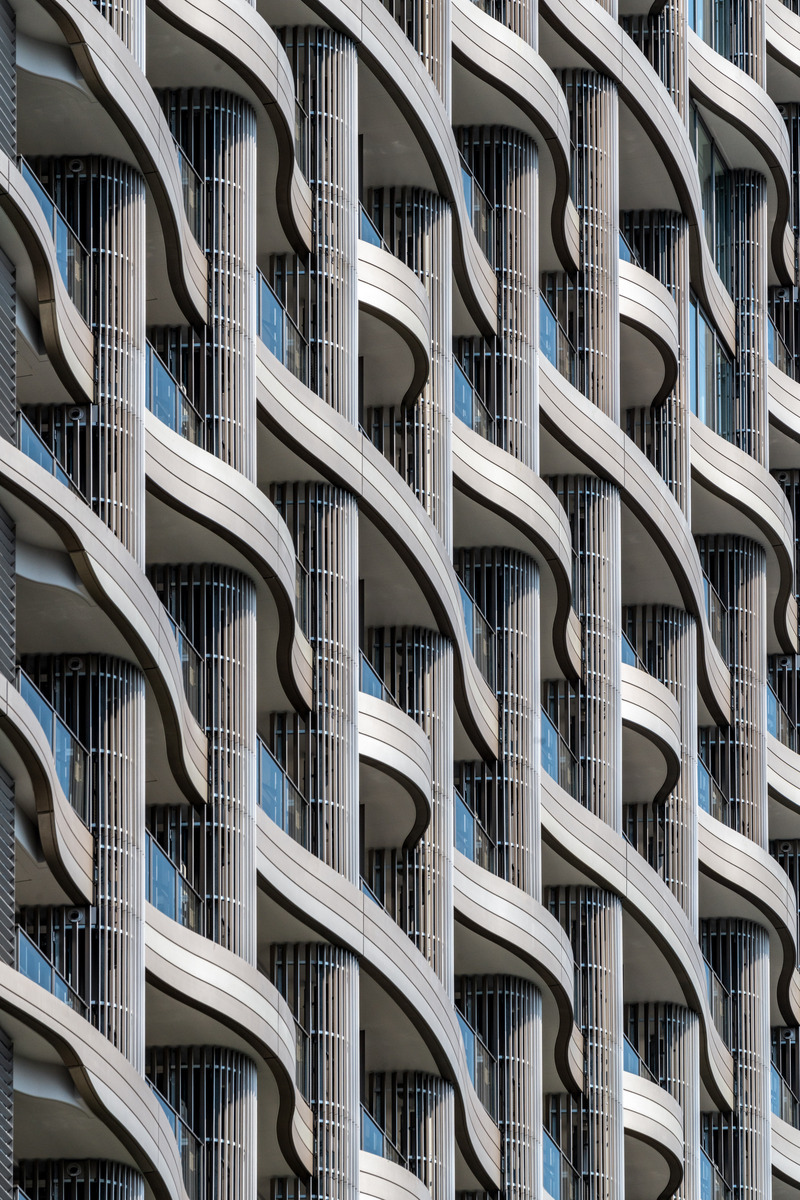 Dossier de presse | 7620-01 - Communiqué de presse | Park Court Jingu Kitasando The Tower Wins the Architecture MasterPrize 2024 - Hoshino Architects - Architecture résidentielle -  Facade detail - Crédit photo : <pre>Kawasumi-Kobayashi Kenji Photograph Office<br>Photo provision by Mitsui Fudosan Residential</pre>