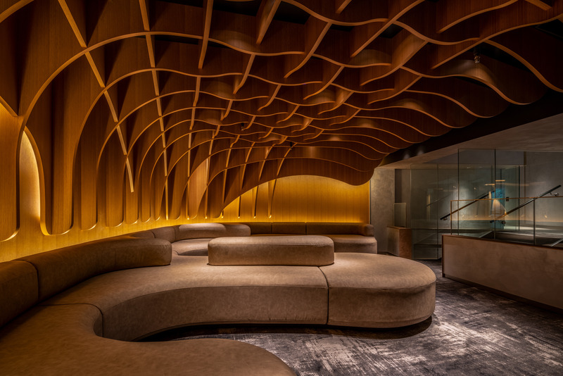 Dossier de presse | 7620-01 - Communiqué de presse | Park Court Jingu Kitasando The Tower Wins the Architecture MasterPrize 2024 - Hoshino Architects - Architecture résidentielle -  Loft lounge - Crédit photo : <pre>Kawasumi-Kobayashi Kenji Photograph Office<br>Photo provision by Mitsui Fudosan Residential</pre>