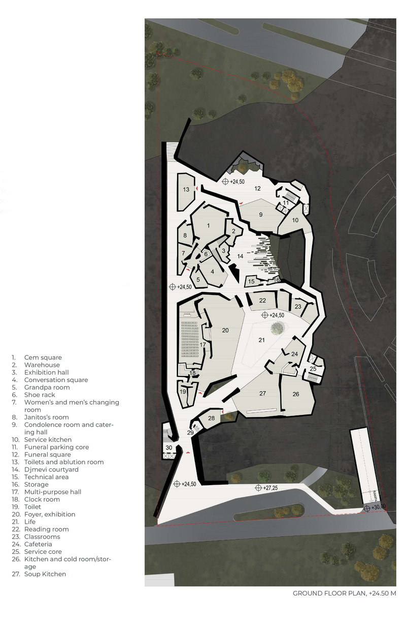 Press kit | 661-85 - Press release | World Architecture Festival 2024 – Day Two Winners of International Architectural Awards Announced - World Architecture Festival (WAF) - Competition - <p>Future Project of the Year</p><p>Küçükçekmece Djemevi by EAA-Emre Arolat Architecture </p> - Photo credit: EAA-Emre Arolat Architecture