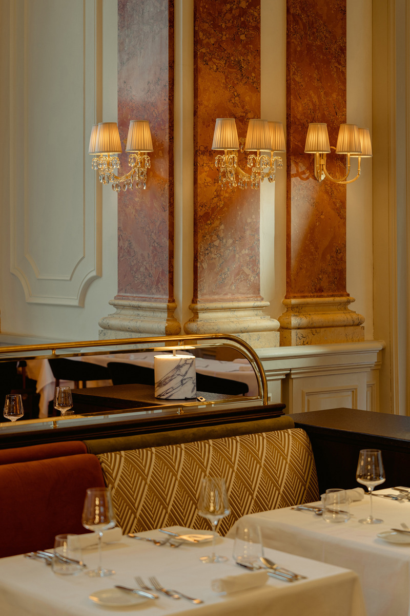 Press kit | 7625-01 - Press release | Grand Hotel Straubinger - BWM Designers & Architects - Commercial Interior Design - Restaurant/ Grand Hall - Photo credit: Ana Barros 