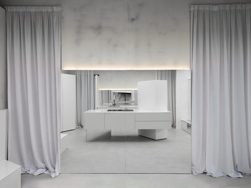 Press kit | 2247-13 - Press release | Maria X Maxim Kashin: Designing an Authorial Interior for the Flagship Showroom of Maria Company - Maxim Kashin Architect - Commercial Interior Design - Maria X Maxim Kashin 2024 - Photo credit:  Inna Kablukova 