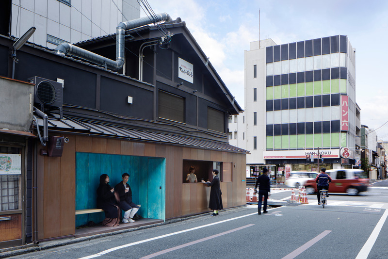 Press kit | 7629-01 - Press release | Suetomi AoQ Cafe Stand - Ryohei Tanaka / G ARCHITECTS STUDIO - Commercial Architecture - view looking back over the main street_01 - Photo credit: Daisuke Shima