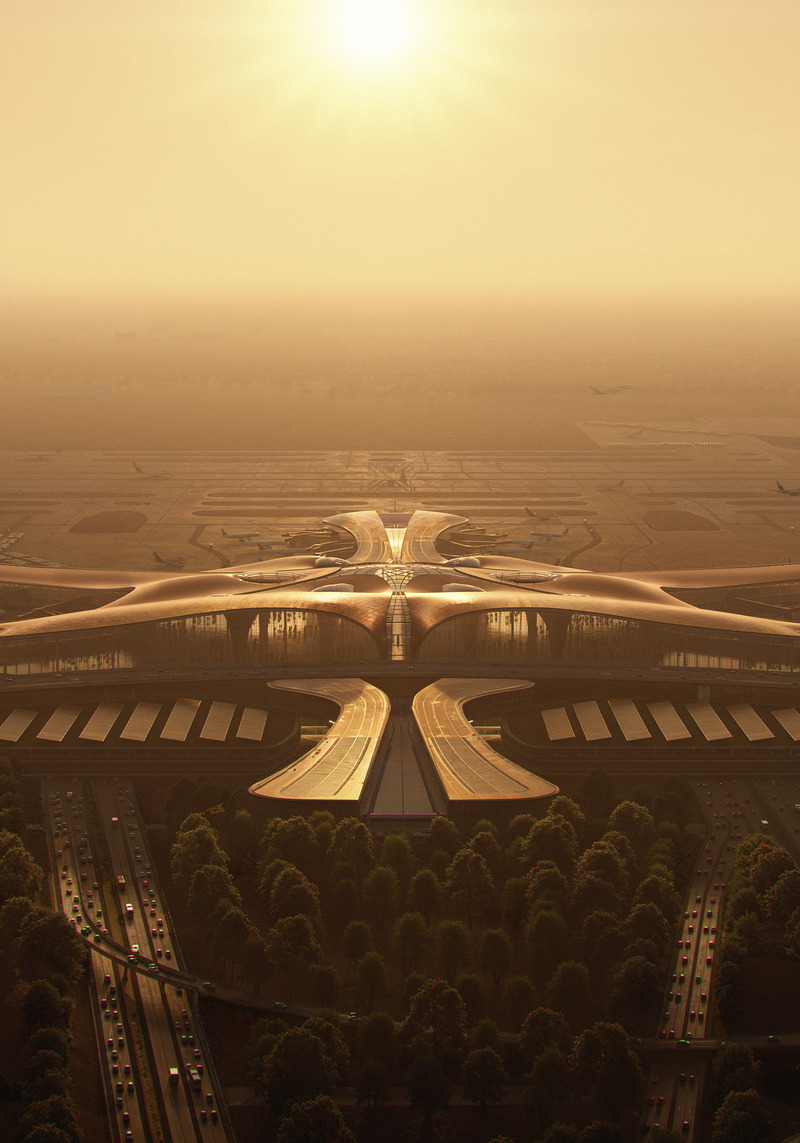 Press kit | 7541-02 - Press release | Architecture Hunter Awards 2024 Winners Announcement: Celebrating Global Creativity and Innovation in Architecture and Design - Architecture Hunter - Competition - Image/Render: Daxing PKX Airport - Photo credit: © Wellington Franzao