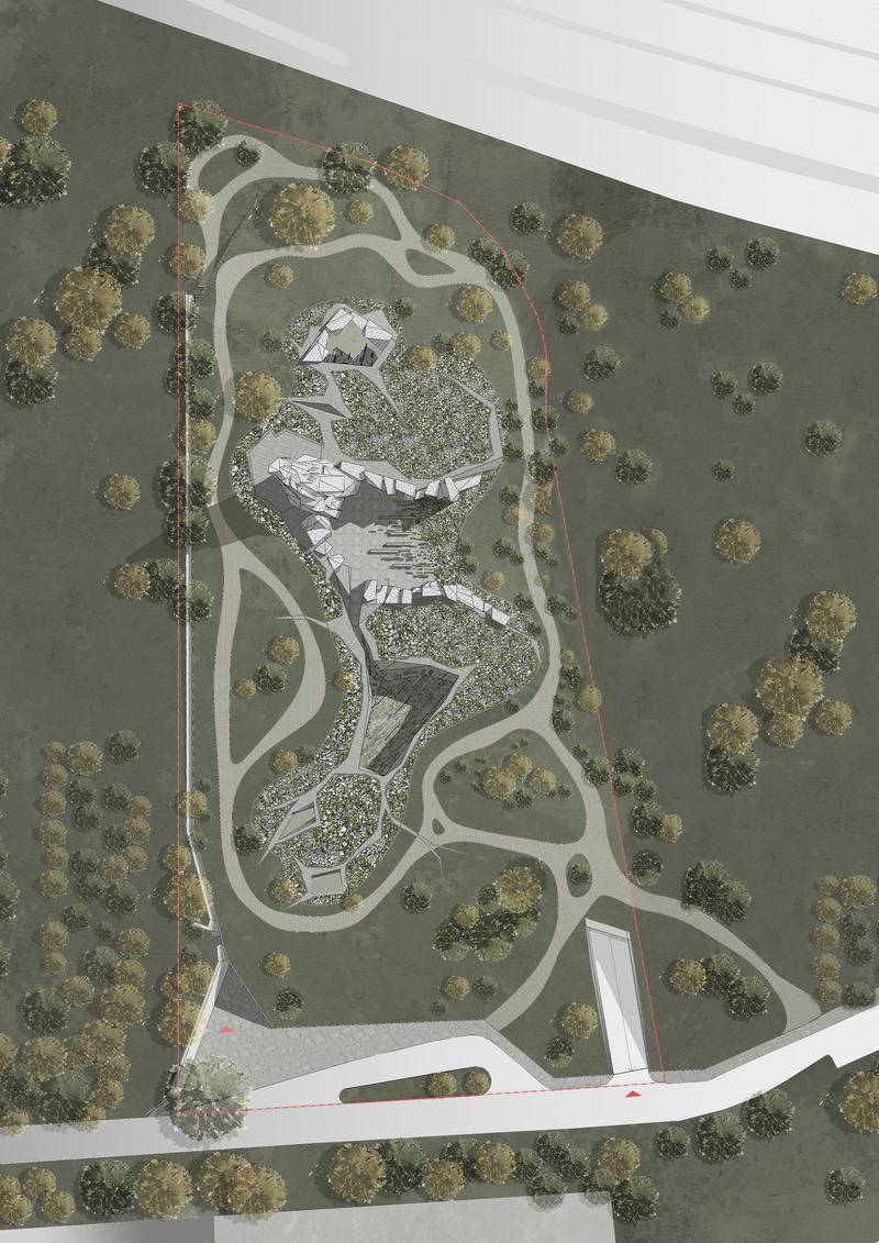 Dossier de presse | 1427-01 - Communiqué de presse | Küçükçekmece Djemevi wins Future Project of the Year at WAF 2024 - EAA-Emre Arolat Architecture - Architecture commerciale - Site Plan - Crédit photo : EAA-Emre Arolat Architecture Archives