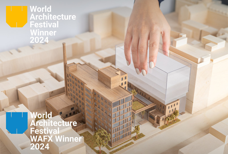 Press kit | 1387-12 - Press release | Montreal Chest Institute Rehabilitation Project Multi-Awarded at the World Architecture Festival in Singapore - NEUF architect(e)s - Institutional Architecture - Photo credit: NEUF architect(e)s