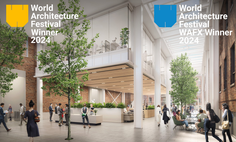 Press kit | 1387-12 - Press release | Montreal Chest Institute Rehabilitation Project Multi-Awarded at the World Architecture Festival in Singapore - NEUF architect(e)s - Institutional Architecture - Photo credit: NEUF architect(e)s