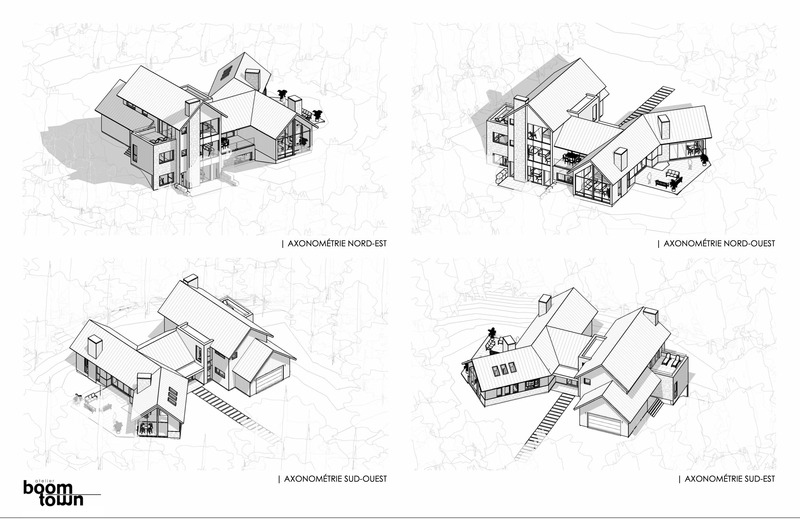 Dossier de presse | 1678-10 - Communiqué de presse | Résidence du Hâle - Atelier BOOM-TOWN - Architecture résidentielle - Vues axonométriques - Crédit photo : Atelier BOOM-TOWN