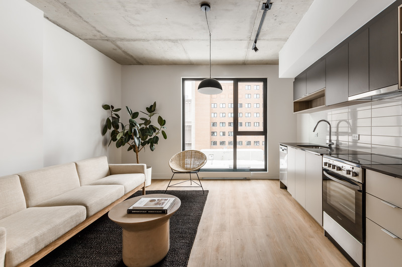 Press kit | 880-22 - Press release | Le Petit Laurent - MU Architecture - Residential Architecture - Interior 2 - Photo credit: Alexandre Parent