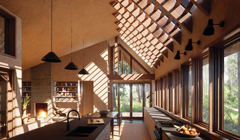 Dossier de presse | 5787-03 - Communiqué de presse | Twenty + Change: New Perspectives - Twenty + Change - Architecture commerciale - Laura Killam Architecture_Forest Canopy House - Crédit photo : Image by Laura Killam Architecture