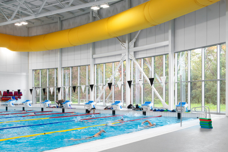 Press kit | 1303-25 - Press release | Laval’s Aquatic Complex: A Dynamic Space Centered Around its Community and Tomorrow’s Athletes - Sid Lee Architecture - Institutional Architecture - Photo credit: David Boyer