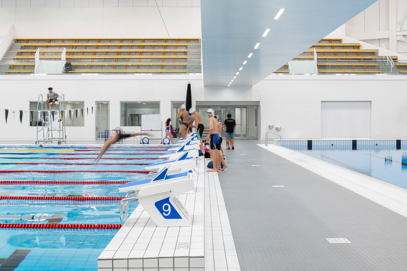 Press kit | 1303-25 - Press release | Laval’s Aquatic Complex: A Dynamic Space Centered Around its Community and Tomorrow’s Athletes - Sid Lee Architecture - Institutional Architecture - Photo credit: David Boyer