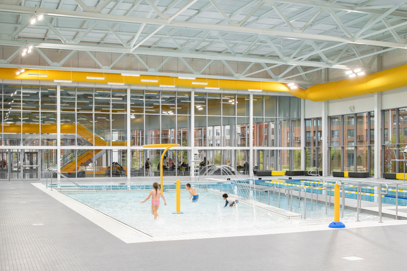 Press kit | 1303-25 - Press release | Laval’s Aquatic Complex: A Dynamic Space Centered Around its Community and Tomorrow’s Athletes - Sid Lee Architecture - Institutional Architecture - Photo credit: David Boyer