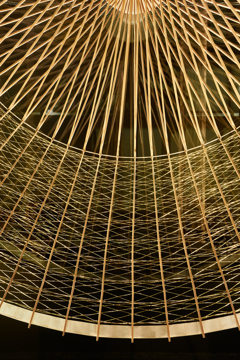 Dossier de presse | 5830-02 - Communiqué de presse | L’œuvre de HAKUTEN, « La beauté intérieure », remporte le prix de la Vitrine de l’année aux FRAME Awards 2024 - Hakuten Corporation - Art - Wreathe details - Crédit photo : Masayuki Hayashi