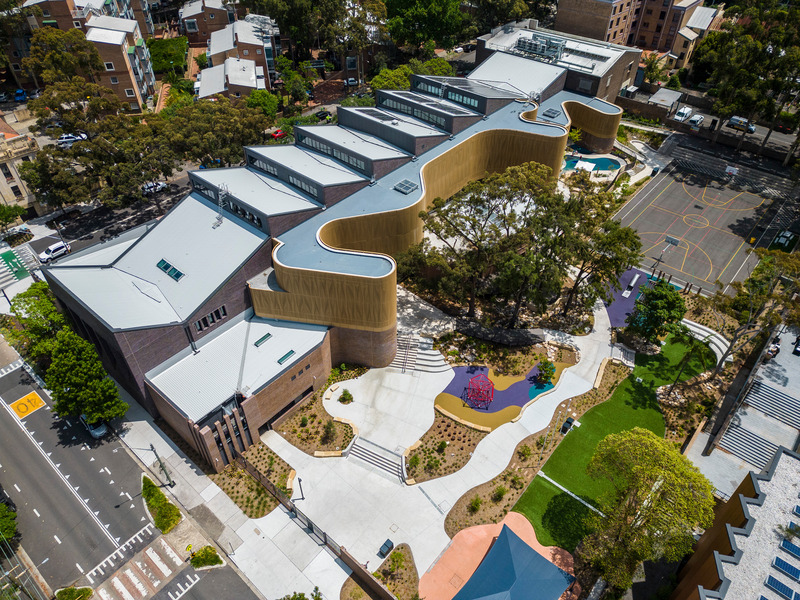 Press kit | 1430-02 - Press release | fjcstudio Wins the 2024 WAF World Building of the Year for Darlington Public School - fjcstudio - Institutional Architecture - Photo credit: Brett Boardman