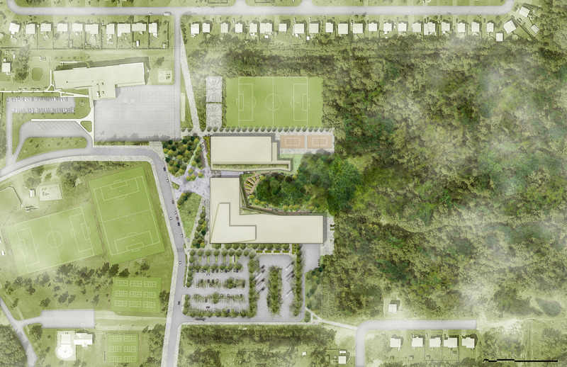 Dossier de presse | 916-20 - Communiqué de presse | La nouvelle école secondaire du Bosquet - ABCP | Menkès Shooner Dagenais LeTourneux | Bilodeau Baril Leeming Architectes - Architecture institutionnelle - Crédit photo : <p class="">ABCP | Menkès Shooner Dagenais LeTourneux | Bilodeau Baril Leeming Architectes</p>