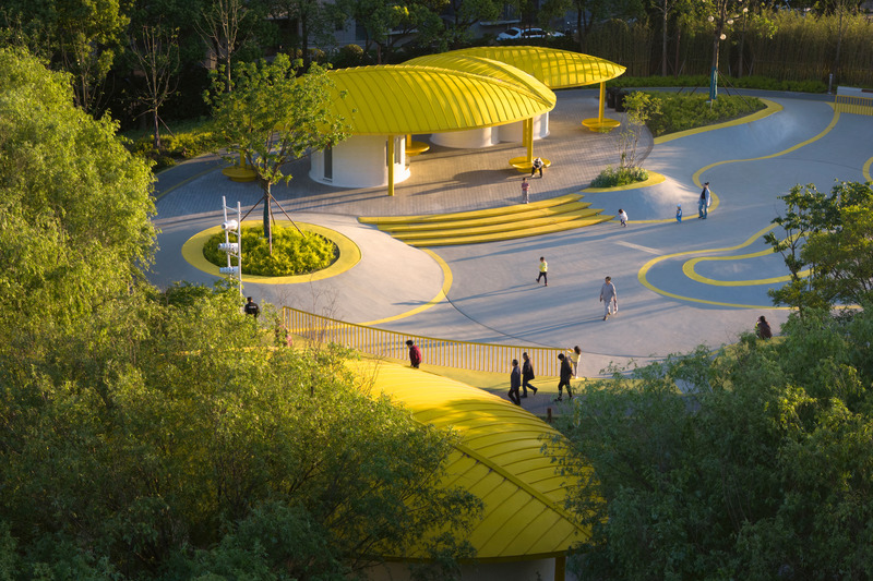 Dossier de presse | 7643-01 - Communiqué de presse | Le Parc de l'orchestre - SoBA - Architecture de paysage - Crédit photo : Holi