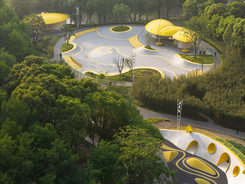 Dossier de presse | 7643-01 - Communiqué de presse | Le Parc de l'orchestre - SoBA - Architecture de paysage - Crédit photo : Holi