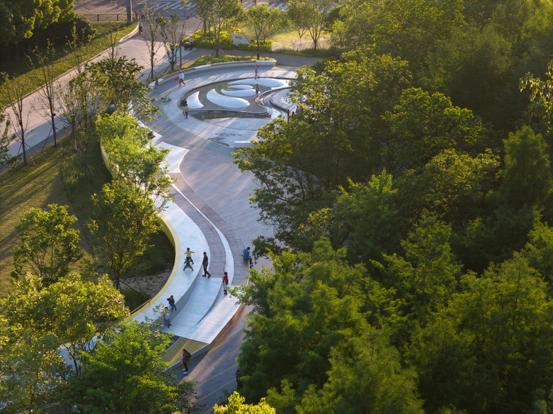 Dossier de presse | 7643-01 - Communiqué de presse | Le Parc de l'orchestre - SoBA - Architecture de paysage - Crédit photo : Holi