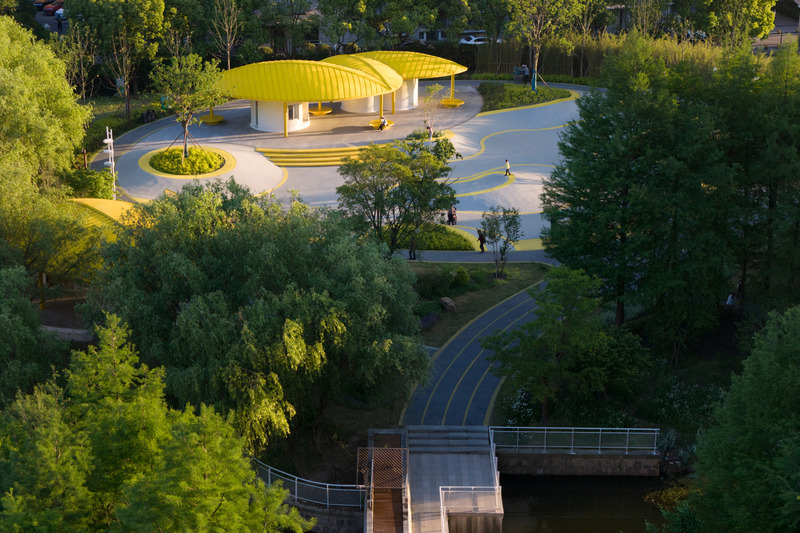 Dossier de presse | 7643-01 - Communiqué de presse | Le Parc de l'orchestre - SoBA - Architecture de paysage - Crédit photo : Holi