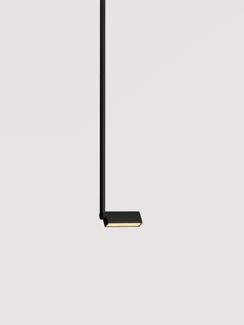 Press kit | 1619-10 - Press release | Lambert & Fils Introduces Ipoli: A Bright and Lively New Collection - Lambert & Fils - Lighting Design - <p class="">Ipoli 04, pendant, black finish</p> - Photo credit: Darius Laprise