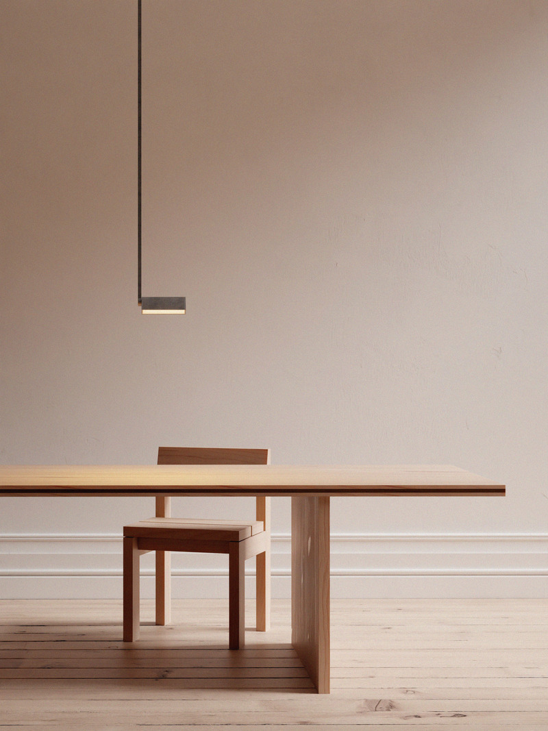 Press kit | 1619-10 - Press release | Lambert & Fils Introduces Ipoli: A Bright and Lively New Collection - Lambert & Fils - Lighting Design - Ipoli 04, pendant, tumbled aluminum finish<br style=""> - Photo credit: Darius Laprise