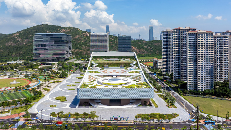 Press kit | 5204-03 - Press release | Hengqin Culture & Art Complex: A Beacon of Growth and a Bastion of Arts and Culture - Yunchao Xu/Atelier Apeiron - Commercial Architecture - Horizontal vs vertical  - Photo credit: Position