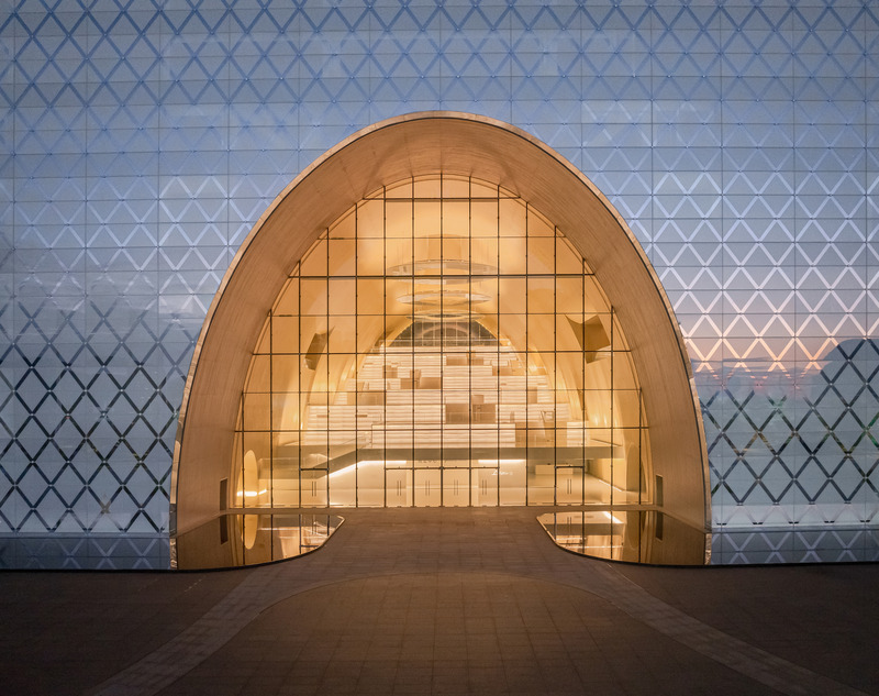Press kit | 5204-03 - Press release | Hengqin Culture & Art Complex: A Beacon of Growth and a Bastion of Arts and Culture - Yunchao Xu/Atelier Apeiron - Commercial Architecture - Library  - Photo credit:  Schran Image 