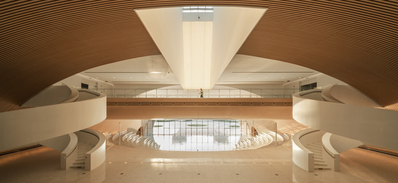 Press kit | 5204-03 - Press release | Hengqin Culture & Art Complex: A Beacon of Growth and a Bastion of Arts and Culture - Yunchao Xu/Atelier Apeiron - Commercial Architecture - Skylight in the performance center  - Photo credit:  Hao Zhang 