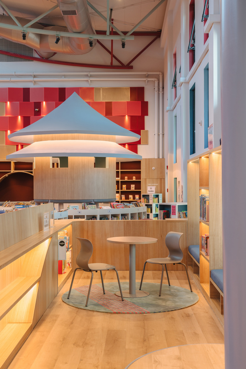 Dossier de presse | 7640-01 - Communiqué de presse | Children's Library at the Western Academy of Beijing - Studio Vapore - Architecture institutionnelle - Crédit photo : <p class="">Wu JianQuan</p>