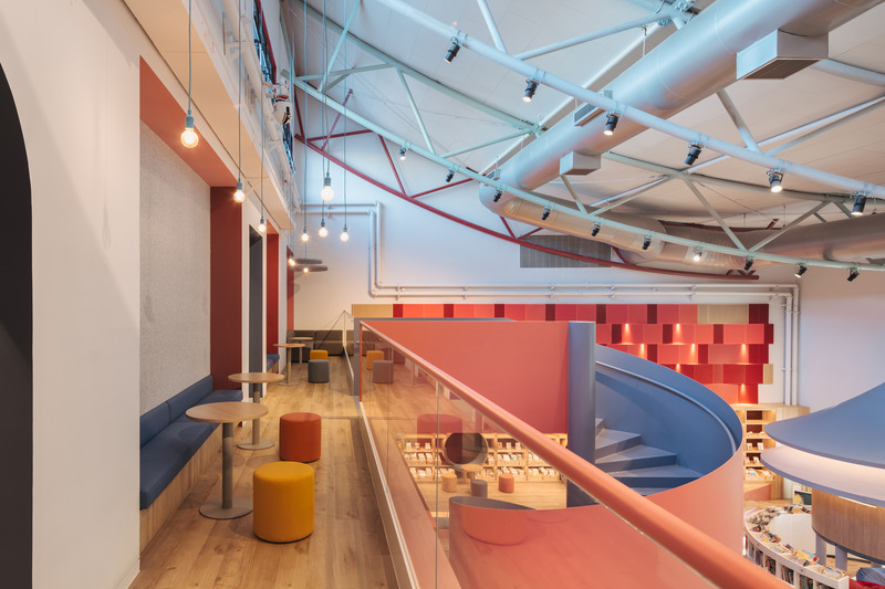 Dossier de presse | 7640-01 - Communiqué de presse | Children's Library at the Western Academy of Beijing - Studio Vapore - Architecture institutionnelle - Crédit photo : <p class="">Wu JianQuan</p>