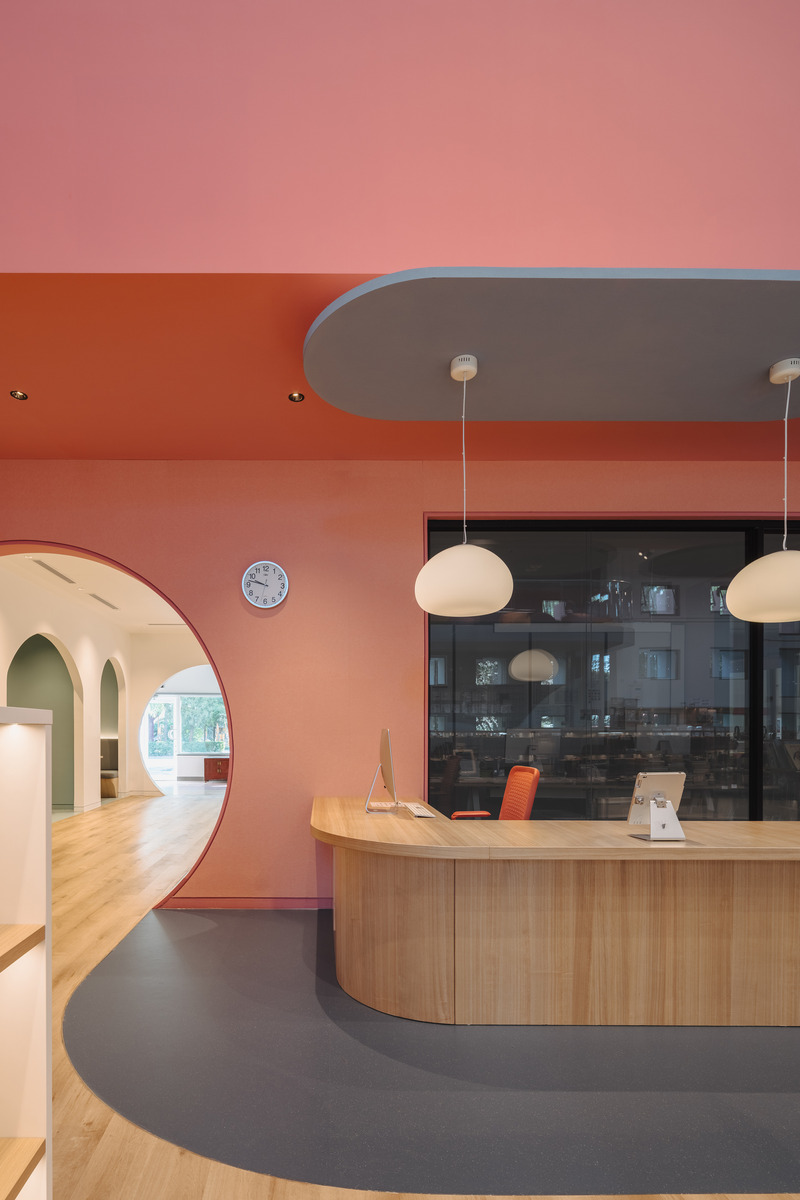 Dossier de presse | 7640-01 - Communiqué de presse | Children's Library at the Western Academy of Beijing - Studio Vapore - Architecture institutionnelle - Crédit photo : <p class="">Wu JianQuan</p>