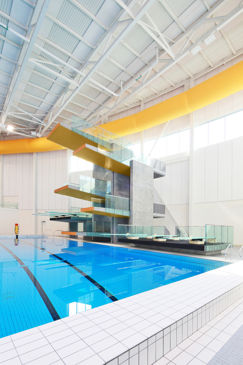Press kit | 1303-25 - Press release | Laval’s Aquatic Complex: A Dynamic Space Centered Around its Community and Tomorrow’s Athletes - Sid Lee Architecture - Institutional Architecture - Photo credit: Carl-Antonyn Dufault