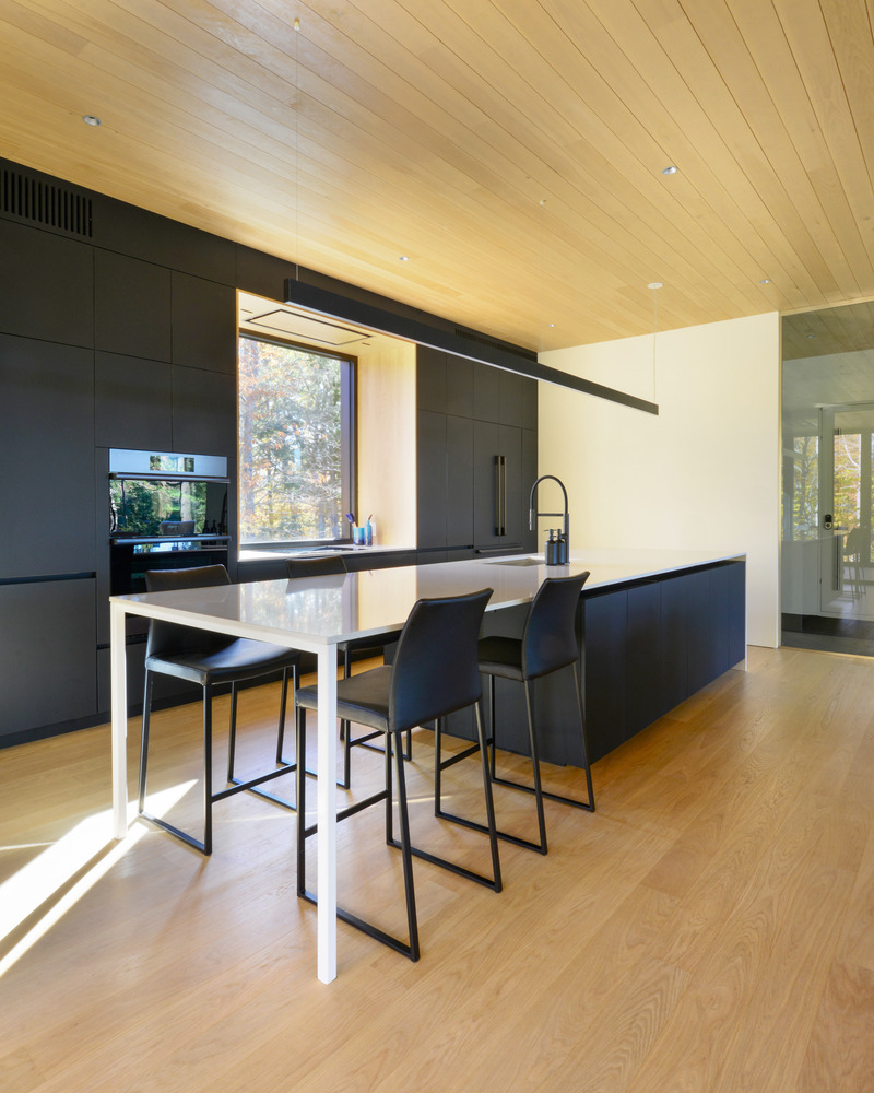 Dossier de presse | 7627-01 - Communiqué de presse | Entre lac et forêt - LOCUS architecture+design - Architecture résidentielle - Crédit photo :  Yousef Farasat