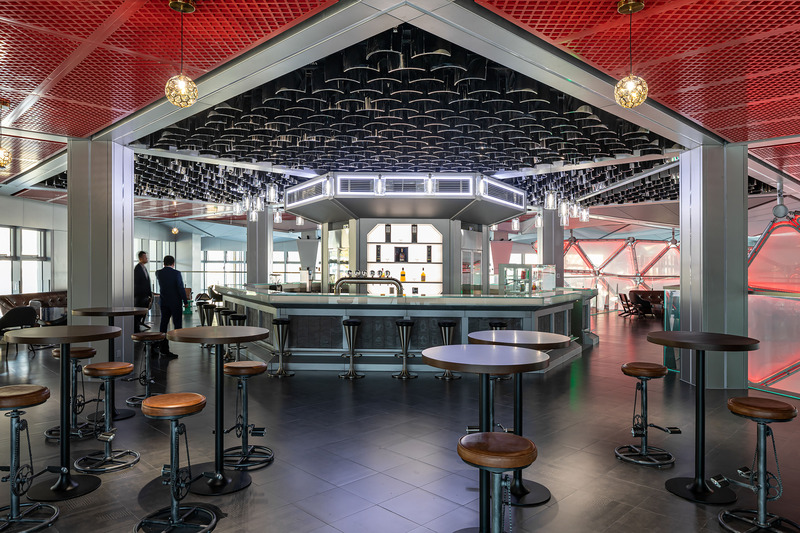 Press kit | 4150-12 - Press release | Deloitte University Asia Pacific China - aoe - Commercial Interior Design - The restaurant with the theme of the universe and stars. - Photo credit:  Ray Xin 
