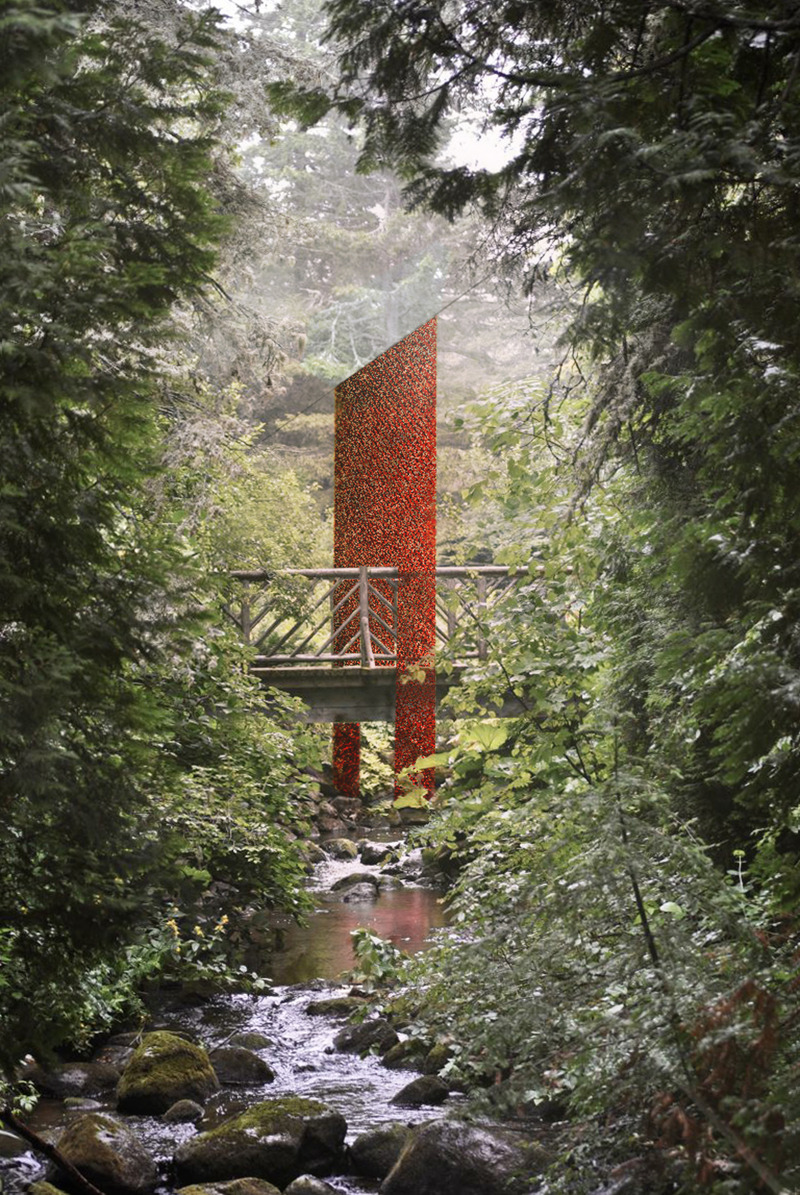 Press kit | 837-51 - Press release | The International Garden Festival Unveils the Projects Selected for its 26th Edition - International Garden Festival | Reford Gardens - Landscape Architecture - You Shall (Not) Pass - Photo credit: Simon Barrette