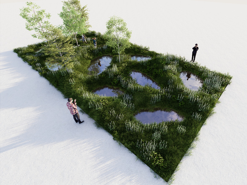 Press kit | 837-51 - Press release | The International Garden Festival Unveils the Projects Selected for its 26th Edition - International Garden Festival | Reford Gardens - Landscape Architecture - Scars of Conflict - Photo credit: Michael Hyttel Thorø