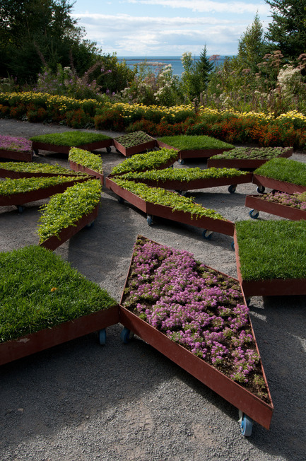 Press kit | 837-01 - Press release | The International Garden Festival 2011 - International Garden Festival / Reford Gardens - Landscape Architecture - Photo credit: &nbsp;Fractal Garden