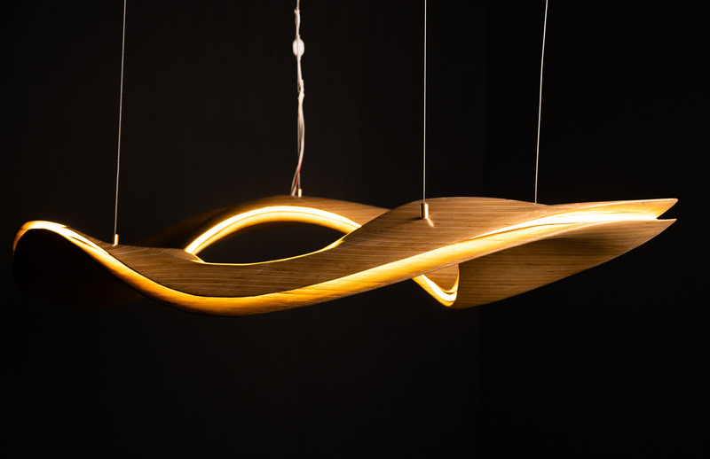Press kit | 6986-03 - Press release | andblack design studio Debuts Internationally with LOOP Furniture Series - andblack design studio - Product -  LOOP chandelier  - Photo credit:  Ravi Mistry 