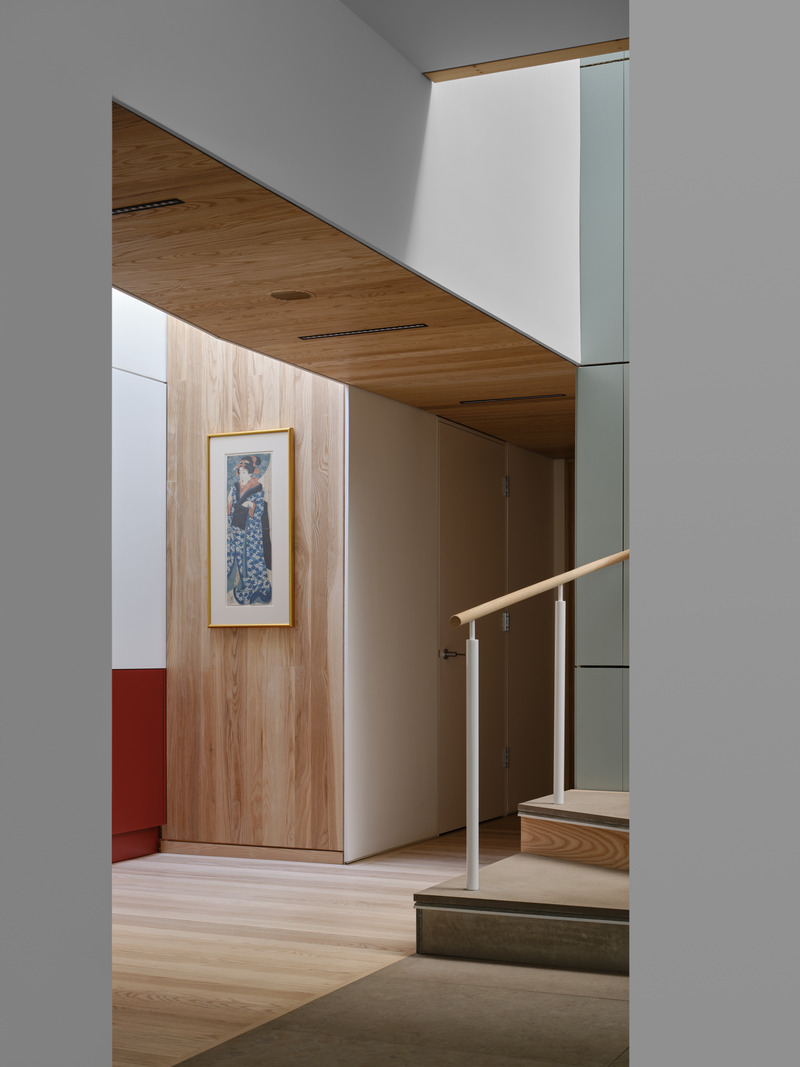 Dossier de presse | 7679-01 - Communiqué de presse | La maison passive West Don Ravine : la progression naturelle de Poiesis Architecture vers la conception passive - Poiesis Architecture - Architecture résidentielle - Escalier - Crédit photo : Doublespace Photography