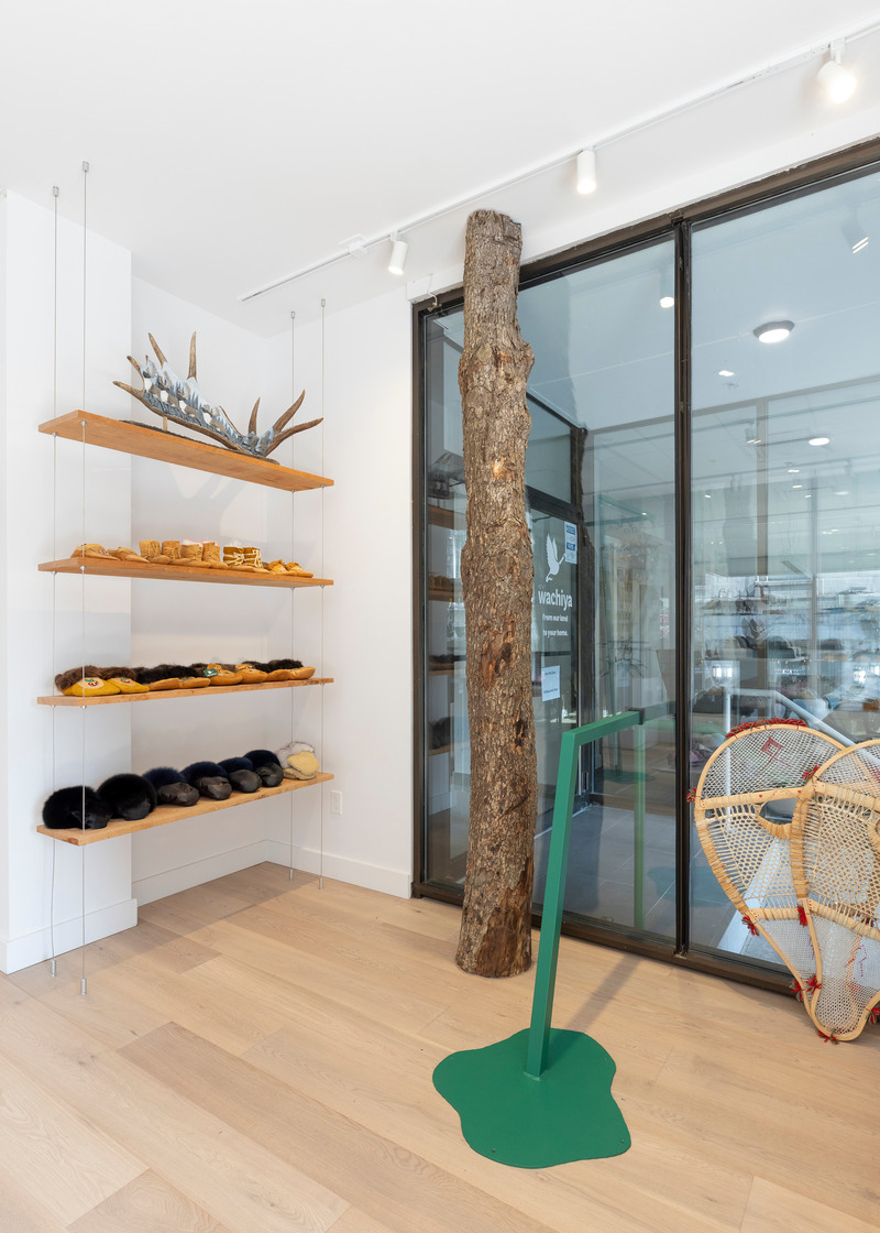 Dossier de presse | 788-10 - Communiqué de presse | Une immersion contemporaine dans la culture crie - Clairoux - Design d’intérieur commercial - Crédit photo : Julien Perron Gagne