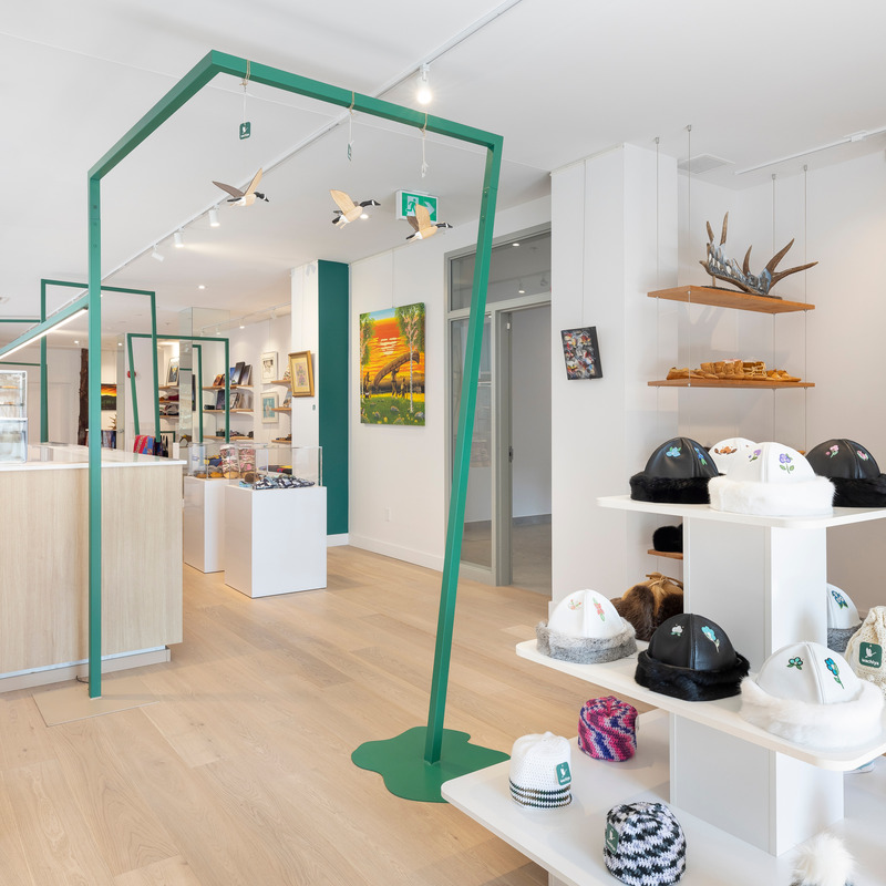 Dossier de presse | 788-10 - Communiqué de presse | Une immersion contemporaine dans la culture crie - Clairoux - Design d’intérieur commercial - Crédit photo : Julien Perron Gagne