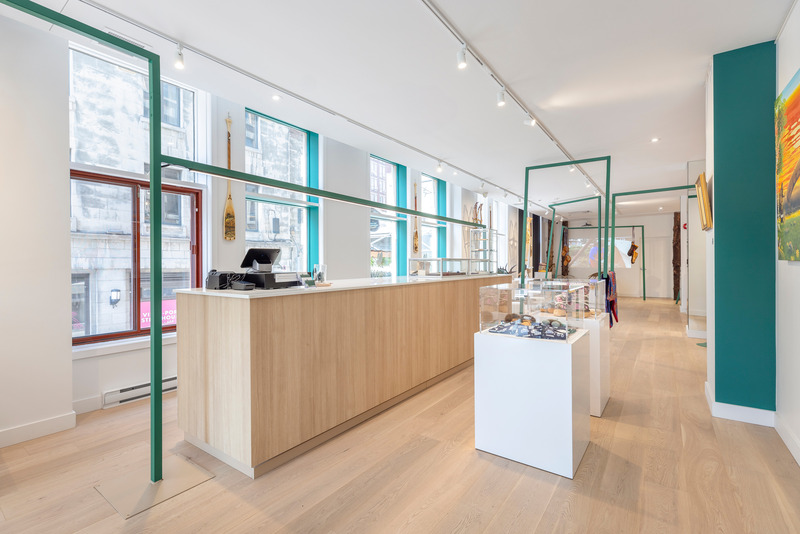 Dossier de presse | 788-10 - Communiqué de presse | Une immersion contemporaine dans la culture crie - Clairoux - Design d’intérieur commercial - Crédit photo : Julien Perron Gagne