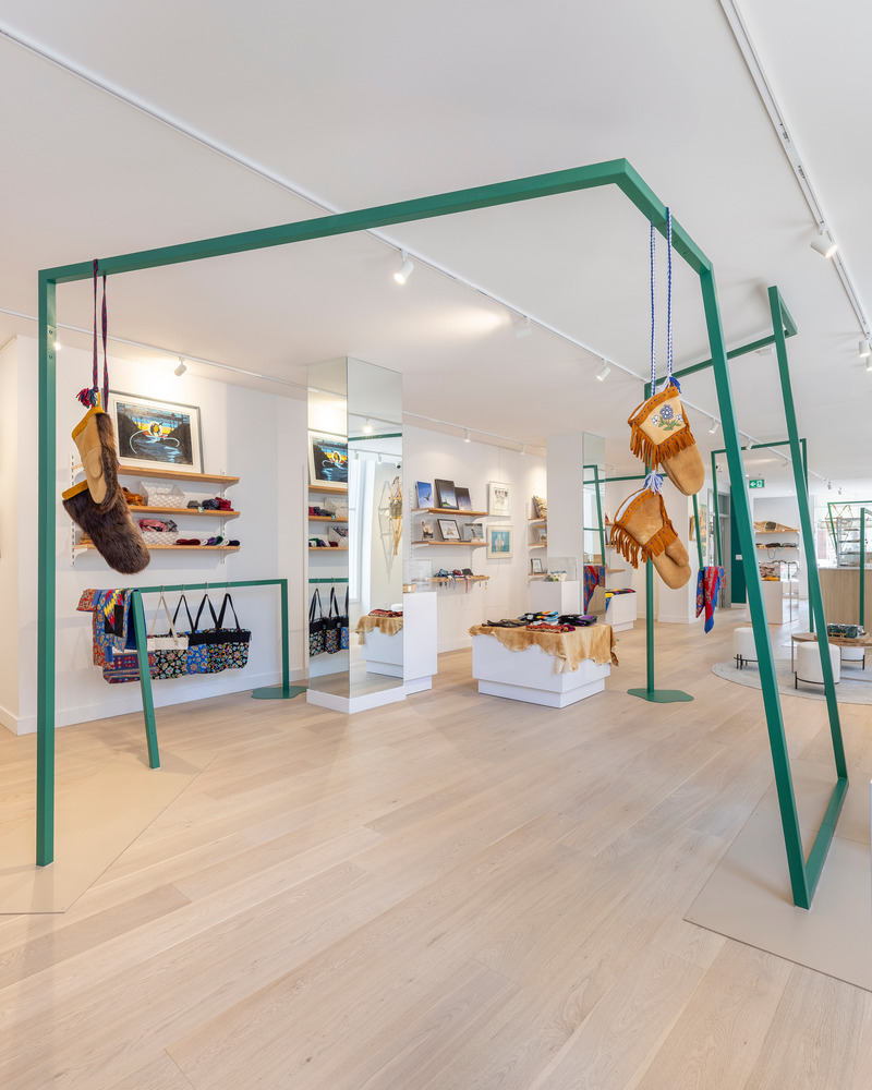 Dossier de presse | 788-10 - Communiqué de presse | Une immersion contemporaine dans la culture crie - Clairoux - Design d’intérieur commercial - Crédit photo : Julien Perron Gagne