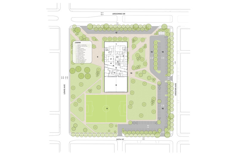 Press kit | 2329-10 - Press release | NEAL Math & Science Academy - JGMA - Institutional Architecture - Photo credit: JGMA