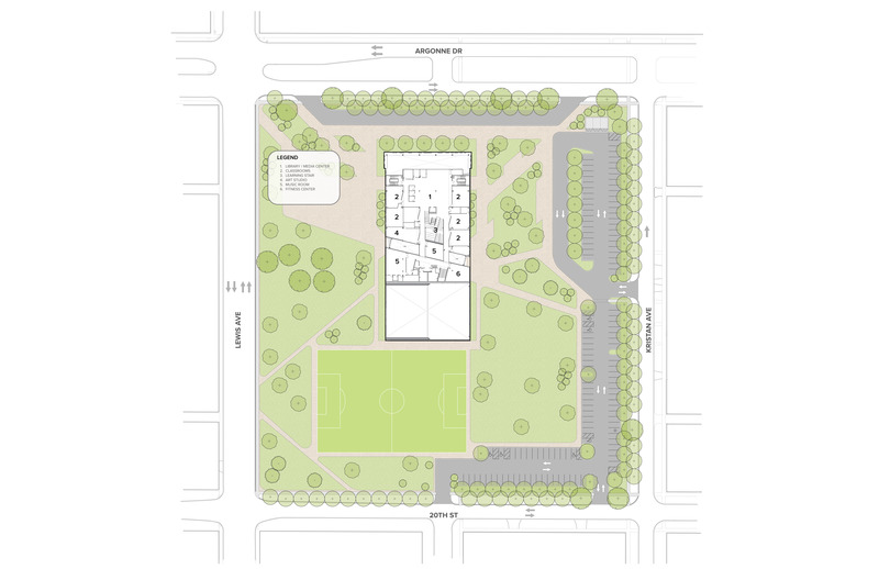 Press kit | 2329-10 - Press release | NEAL Math & Science Academy - JGMA - Institutional Architecture - Photo credit: JGMA