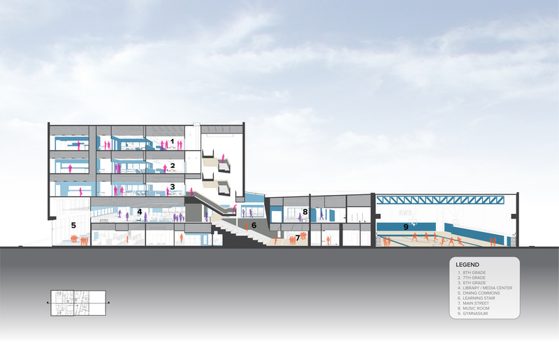 Press kit | 2329-10 - Press release | NEAL Math & Science Academy - JGMA - Institutional Architecture - Photo credit: JGMA