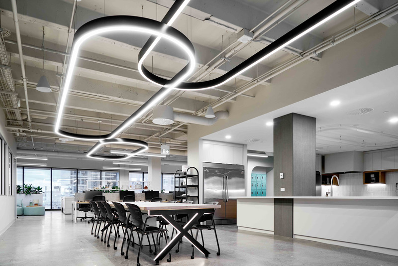 Press kit | 7683-01 - Press release | Made by Gather's Montreal Office - Espazio Design - Commercial Interior Design - Working open space - Photo credit: Made by Gather