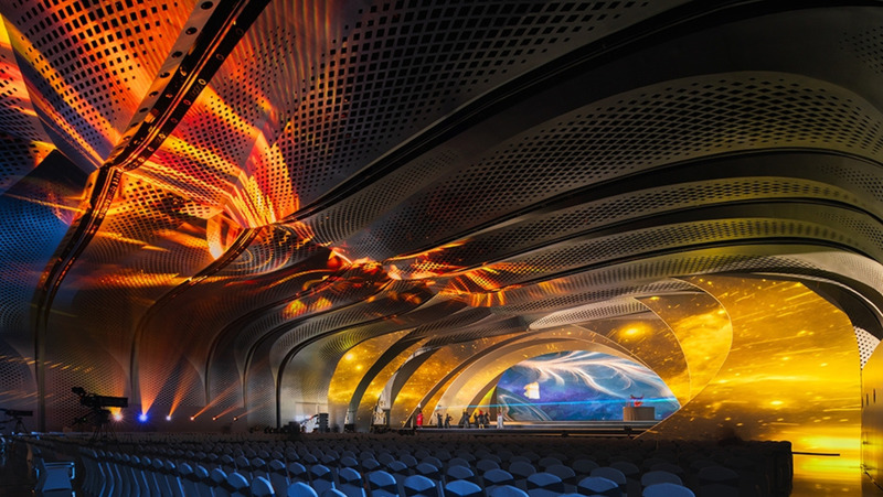 Dossier de presse | 1968-22 - Communiqué de presse | The Architecture MasterPrize (AMP) 2025: Celebrating a Decade of Architectural Excellence - Farmani Group - Concours - Chengdu Science Fiction Museum by Zaha Hadid Architects - Crédit photo : Lan Dongjie