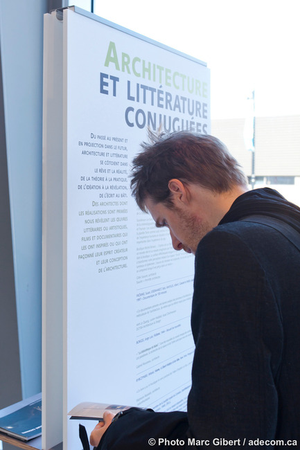 Press kit | 774-08 - Press release | Exposition « Parcours littéraire d’une architecture gagnante » à Québec - L'Ordre des architectes du Québec (OAQ) - Event + Exhibition